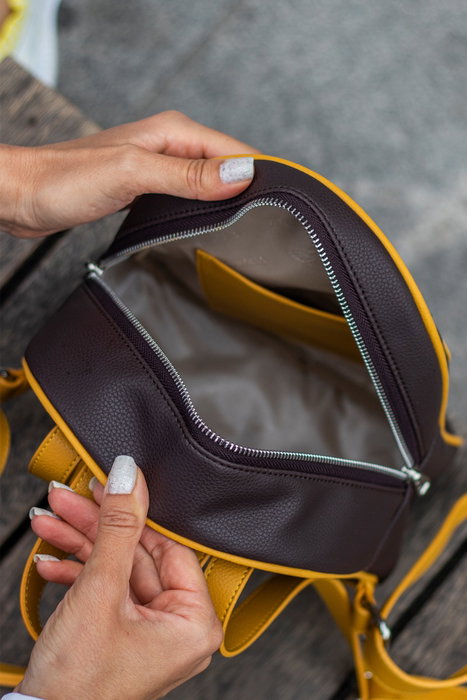 Zoozie Bags Oslo Marrón y Amarillo